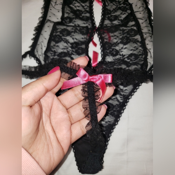 Victoria's Secret Sexy Little Things Lace Teddy  L - Picture 4 of 5